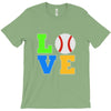 love baseball neon rhinestuds T-Shirt