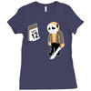 friday the 12th funny horror movie Ladies Fitted T-Shirt
