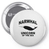 narwhal whale Pin-back button
