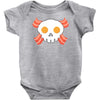 Bacon Egg Skull Baby Bodysuit