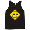 tractor crossing farmer's road warning sign Tank Top