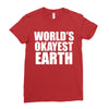 earth day shirts Ladies Fitted T-Shirt