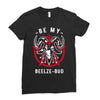 be my beelze bud Ladies Fitted T-Shirt