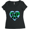 World's Best Dad Look Like Women's Triblend Scoop T-shirt
