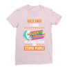 walk away i have anger issues and a serious dislike for stupid people Ladies Fitted T-Shirt