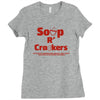 soup r' crackers Ladies Fitted T-Shirt