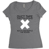 duct tape Women's Triblend Scoop T-shirt