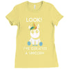 look i've created a unicorn Ladies Fitted T-Shirt