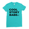 cool story bro Ladies Fitted T-Shirt