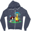 my friend hef Zipper Hoodie