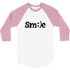 smile 3/4 Sleeve Shirt