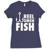 reel legend funn Ladies Fitted T-Shirt