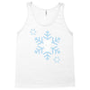 skull snowflakes alternative christmas jumper Tank Top
