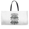 Real Kings Are Born On September 23 Weekender Totes