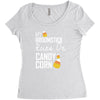 candy corn Women's Triblend Scoop T-shirt