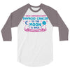 I Love Someone with Thyroid Cancer to The Moon and Back to Infinity 3/4 Sleeve Shirt
