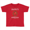 All I Want For Christmas Is Pizza Ugly Christmas For Dark Toddler T-shirt