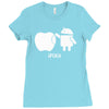 android i fix it Ladies Fitted T-Shirt