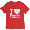 i love kung fu V-Neck Tee