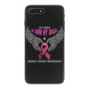 my hero is now my angel breast cancer awareness iPhone 7 Plus Case