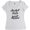 bridget jones is my spirit animal Women's Triblend Scoop T-shirt