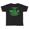I'm Not Saying I'm The Hulk Toddler T-shirt