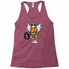 monster i will bee bat Racerback Tank