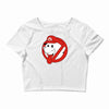 mario ghost Crop Top