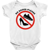 take off your shoes Baby Onesie