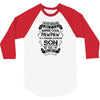 Super Cool Pawpaw Of A Freaking Awesome Son 3/4 Sleeve Shirt