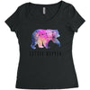 Little Dipper with Galaxy Women's Triblend Scoop T-shirt