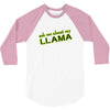 ask me about my llama 3/4 Sleeve Shirt