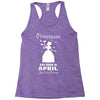 Princesses Are Born In April Racerback Tank