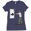 practice range Ladies Fitted T-Shirt