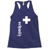 fan, swiss cross, switzerland, new Racerback Tank