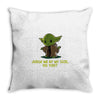 size matters not Throw Pillow
