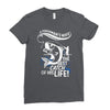 the best catch of his life! Ladies Fitted T-Shirt