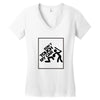 don't touch Women's V-Neck T-Shirt