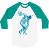 astronaut discus throwing 3/4 Sleeve Shirt