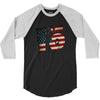 team 10 american flag 3/4 Sleeve Shirt