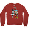 volcano head Crewneck Sweatshirt