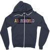 Greeting From Astroworld Wish You Were Here Zipper Hoodie