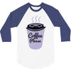 cool coffee please t shirt 3/4 Sleeve Shirt