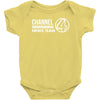 anchorman   channel 4 outside broadcast Baby Bodysuit