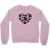 cat love paw Crewneck Sweatshirt