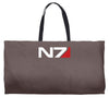 mass effect n7 logo Weekender Totes