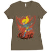 peace during war Ladies Fitted T-Shirt
