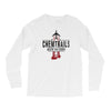 jet chemtrails red &amp; grey logo Long Sleeve Shirts