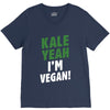 Kale Yeah I'm Vegan! V-Neck Tee