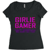 girlie gamer Women's Triblend Scoop T-shirt